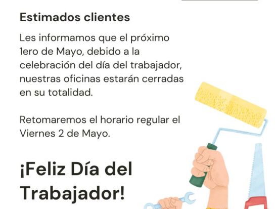 Feriado 1ero Mayo