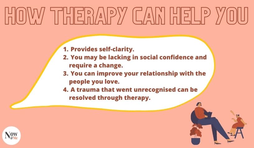 how therapy can help infographic