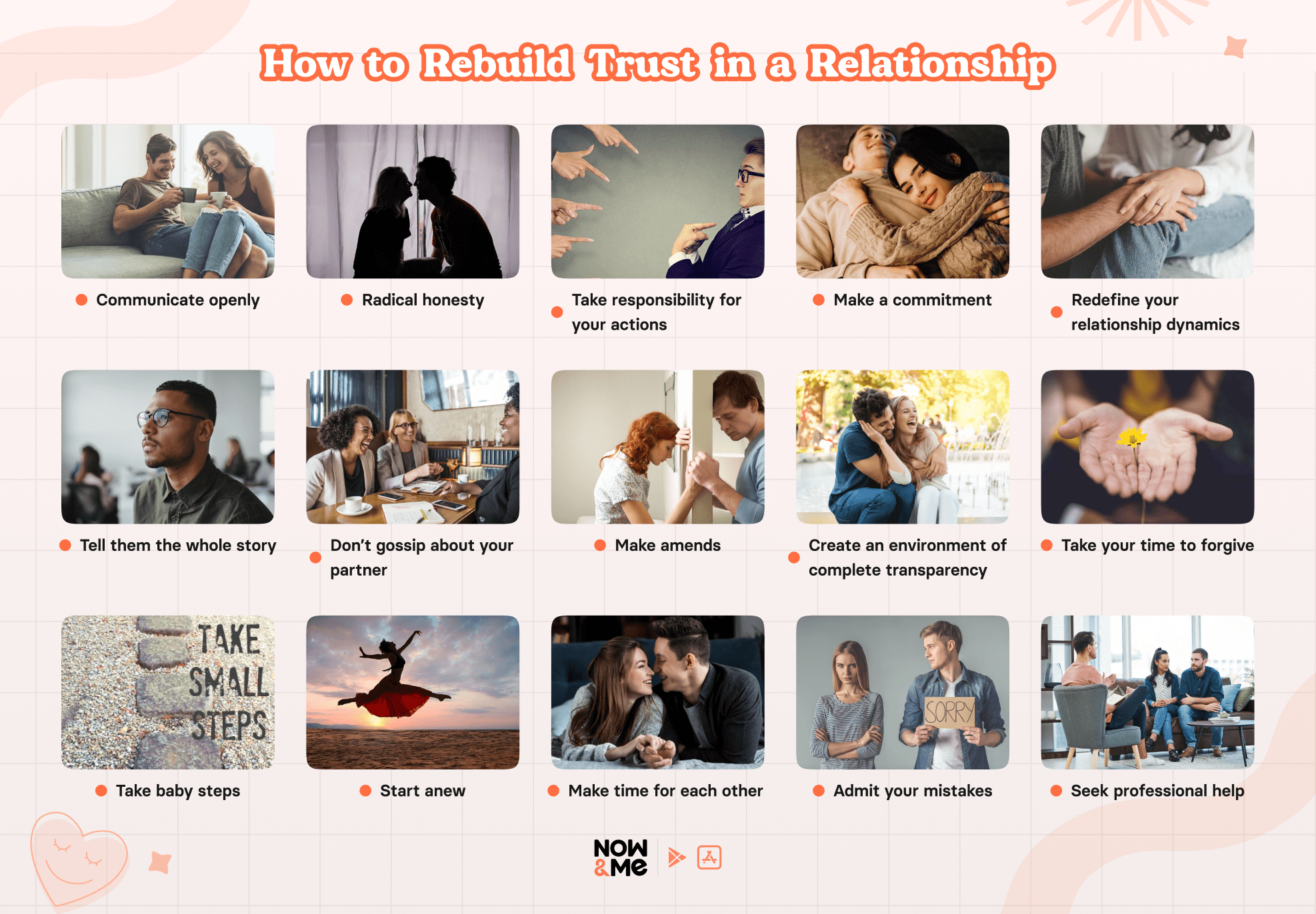 ways to rebuild trust in a relationship