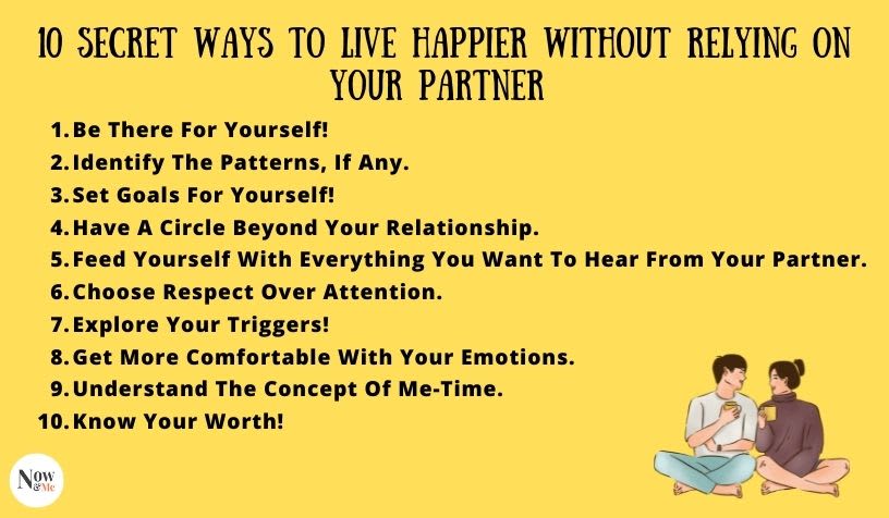 how to stop relying on your partner