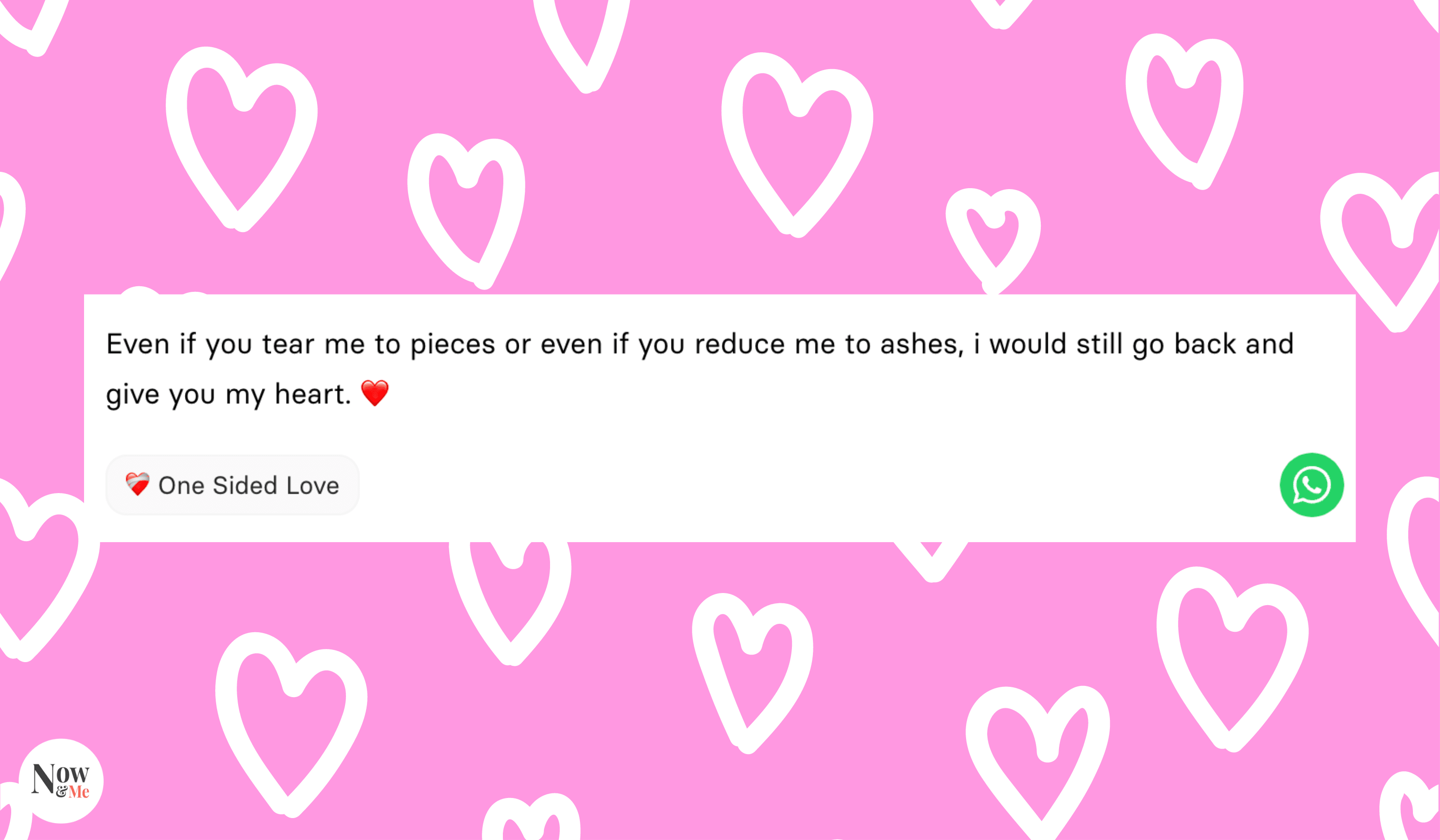 10 One Sided Love Quotes That Will Make You Feel Less Alone Now&Me Blog