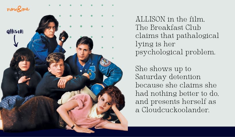 analogy of a pathological liar with the breakfast club