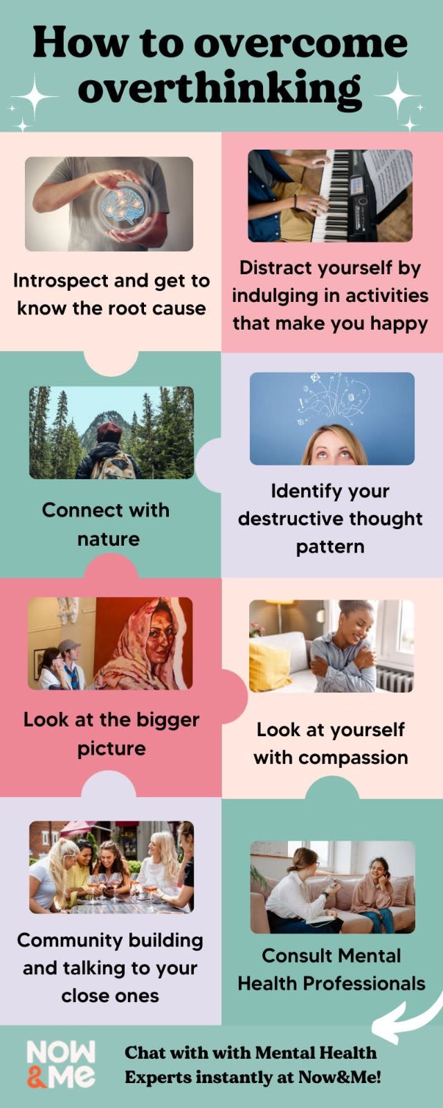 How to Stop Overthinking 9 Practical Ways Now&Me Blog