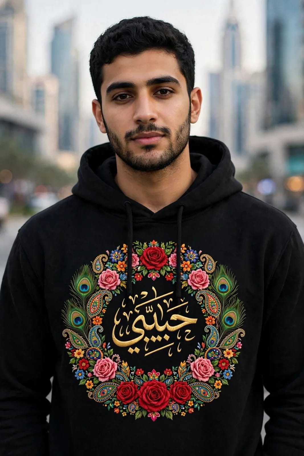 Habibi Truck Art Peacock PNG Bundle, Arabic Hoodie Design (preview 2 of 2)