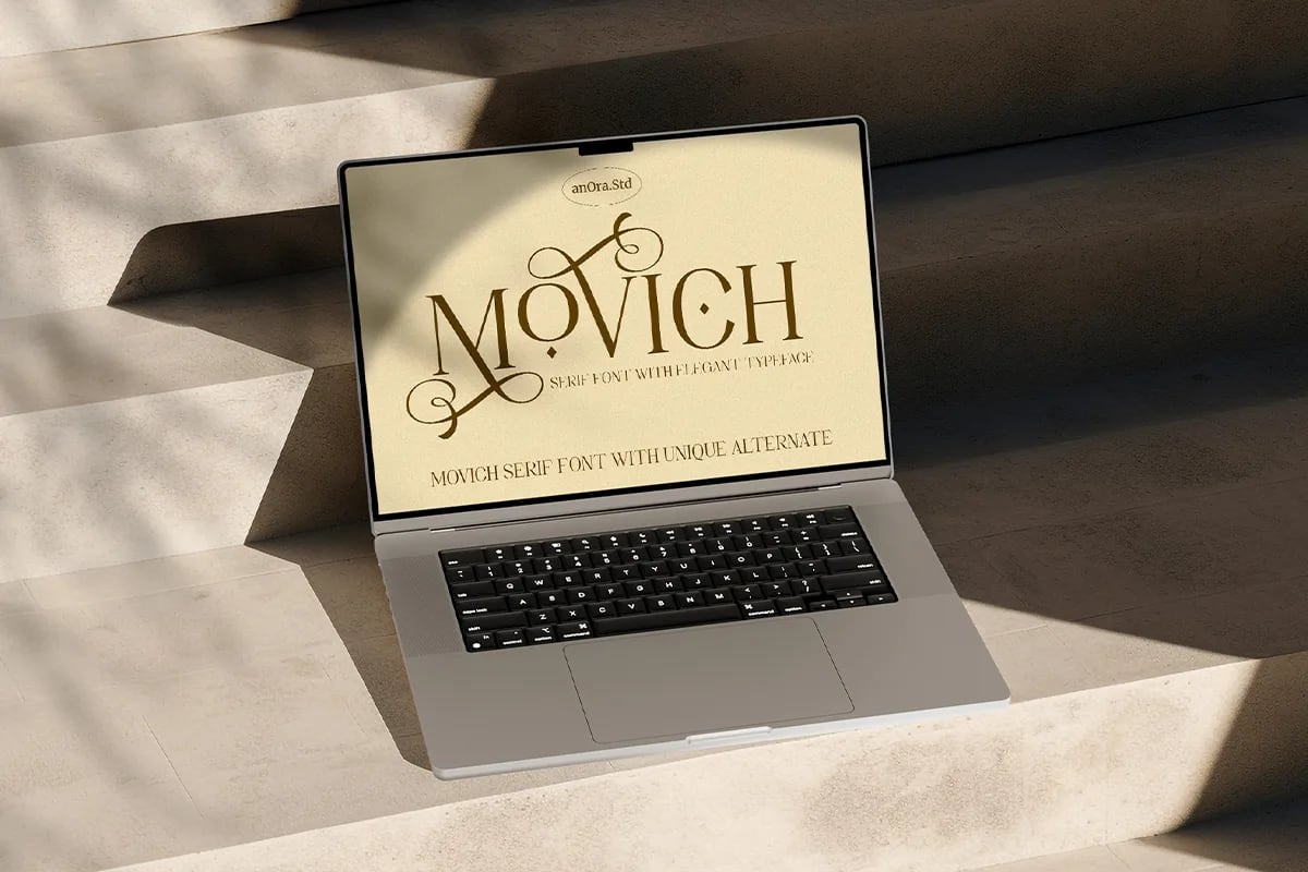 Movich | Uniquely Serif Font (preview 5 of 6)