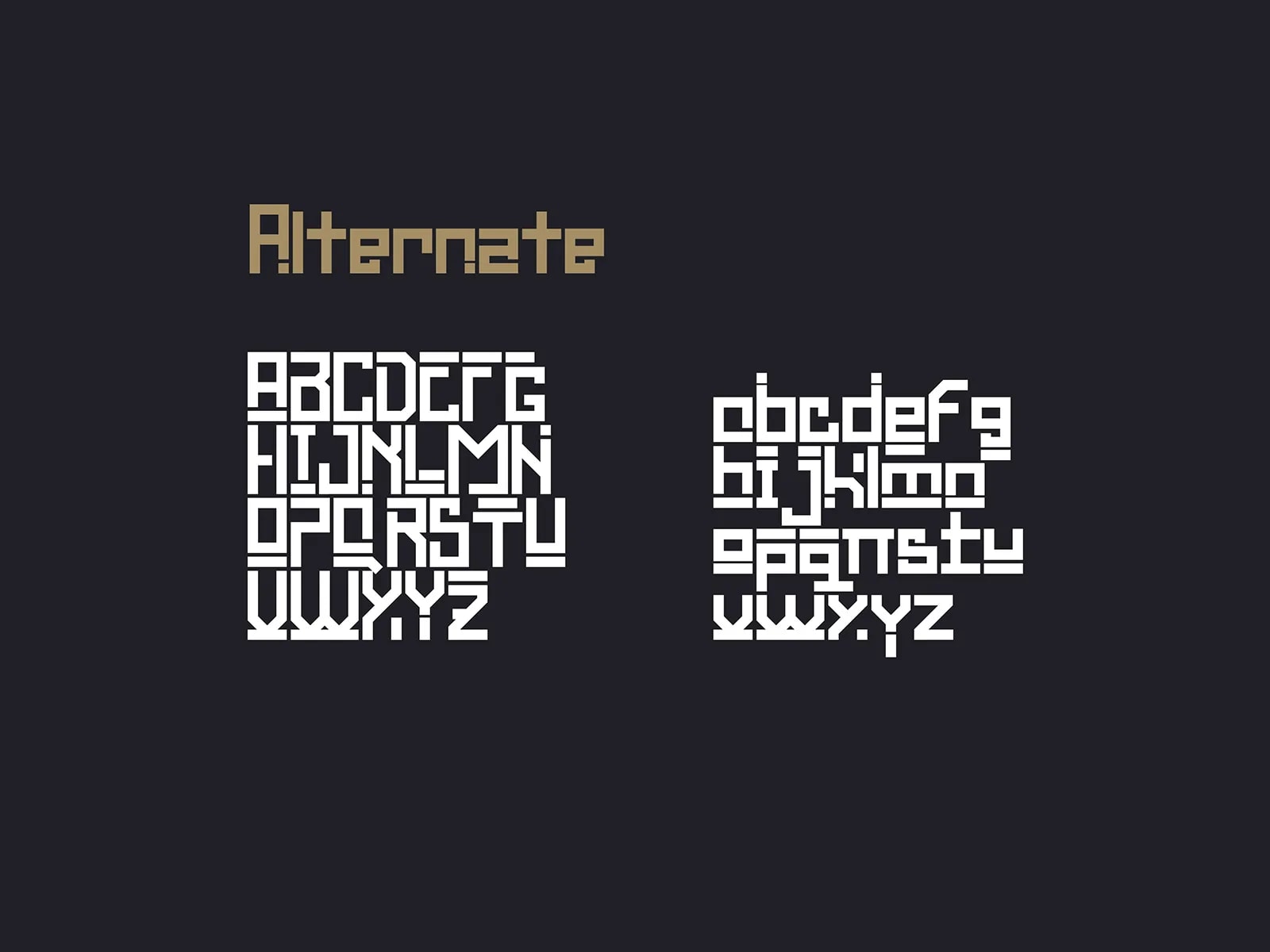 Latelo - Sharp Ancient Symbols Font (preview 3 of 5)