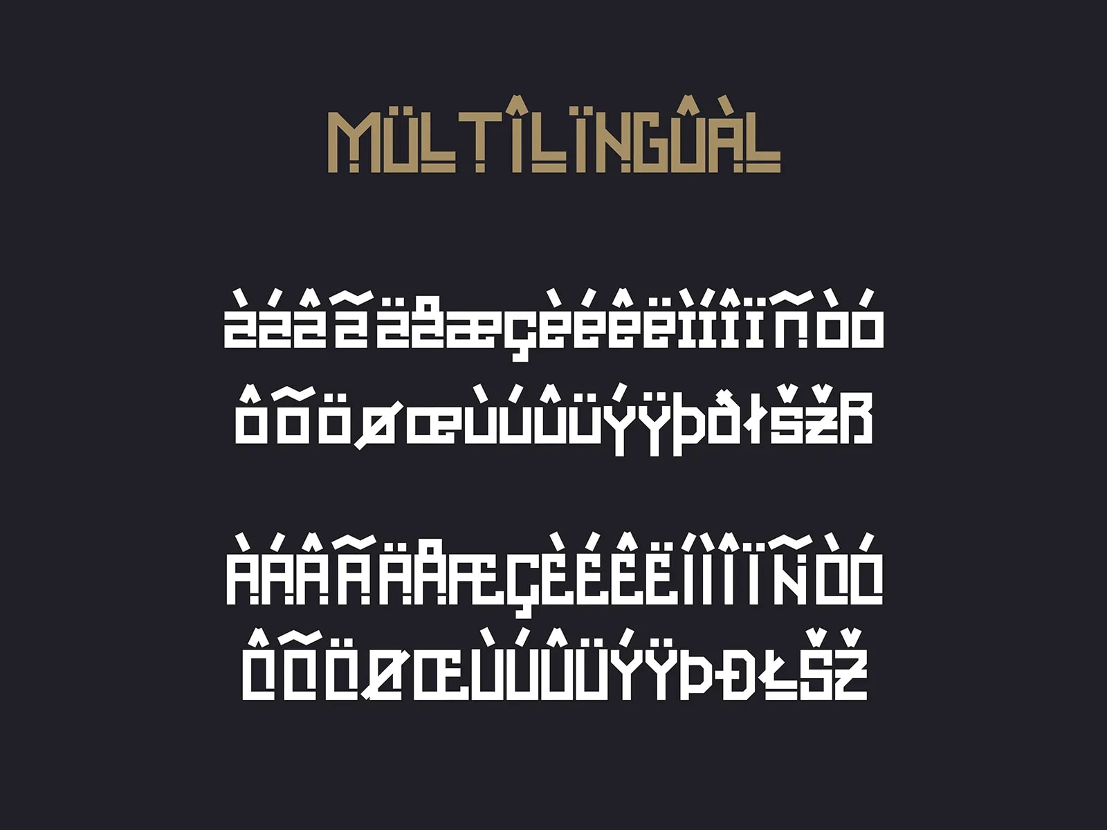 Latelo - Sharp Ancient Symbols Font (preview 4 of 5)