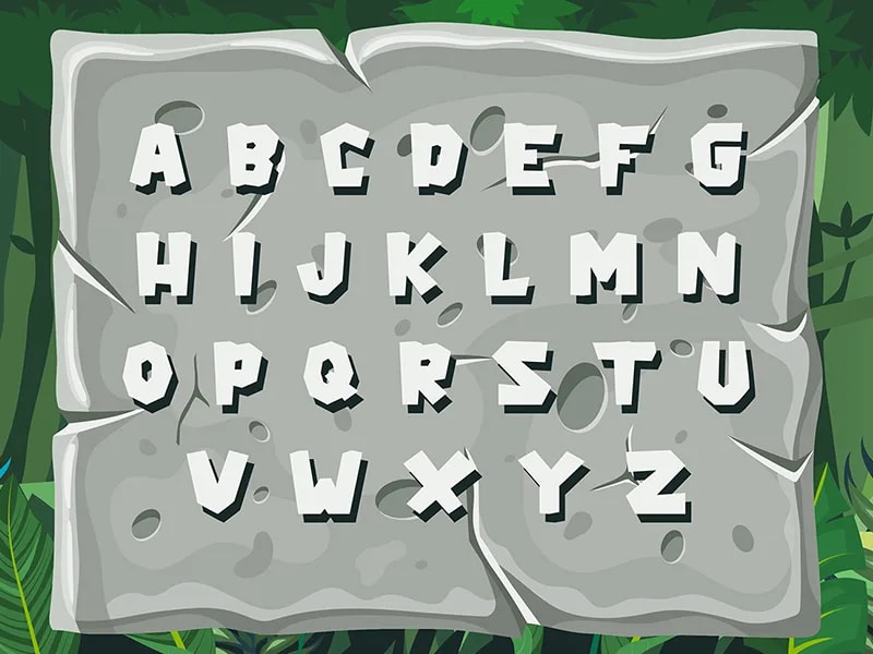 Rumbaz - Rimba, Game, Forest Font (preview 2 of 6)