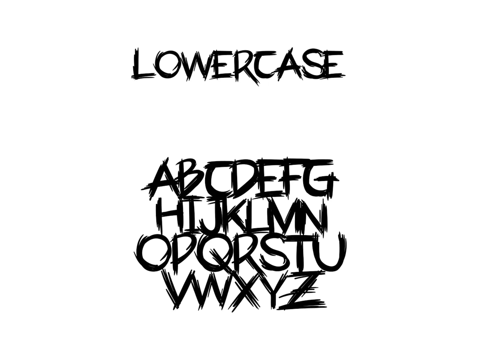 Argh - Screamtoon Font (preview 3 of 3)