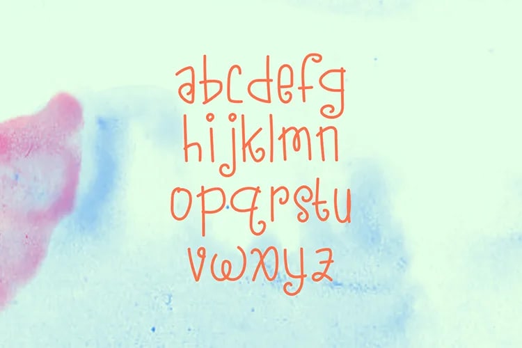 Little Dreams - A Cute Handwritten Font (preview 3 of 6)