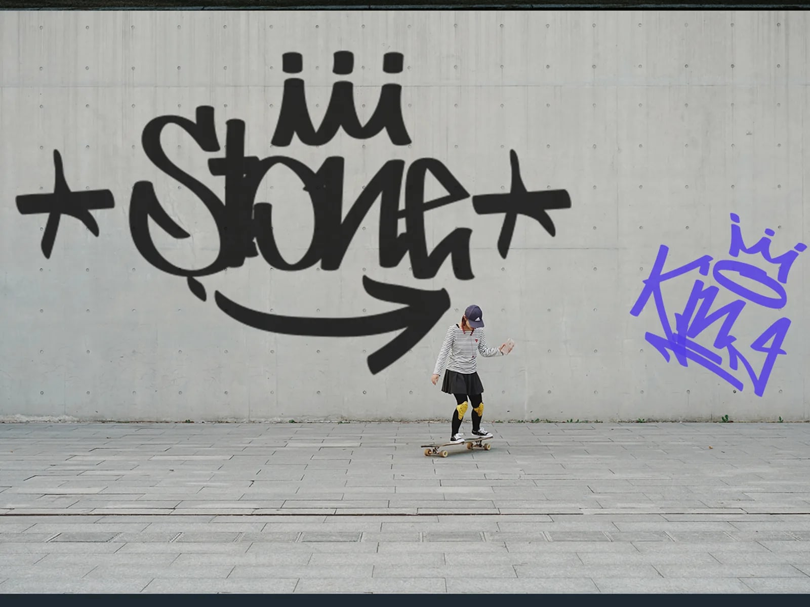 Draft Box - Graffiti Font (preview 4 of 6)