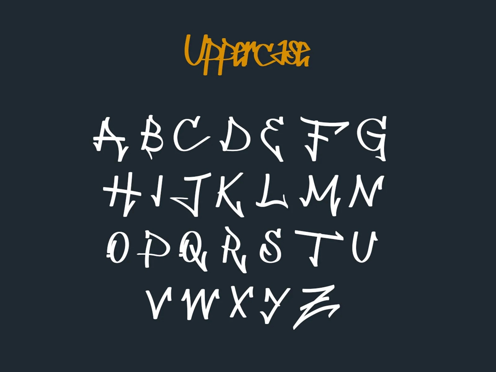 Draft Box - Graffiti Font (preview 2 of 6)