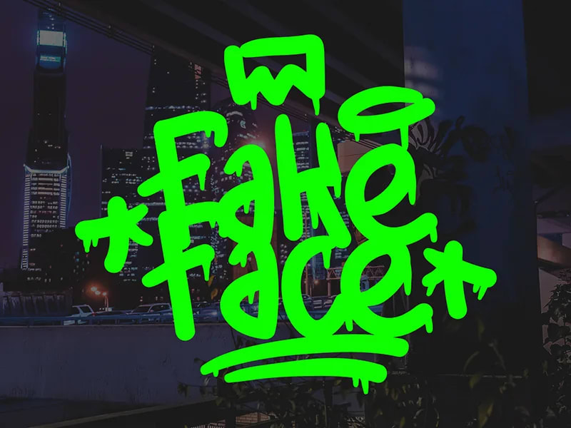 LowBack - Spray Paint Font (preview 6 of 6)