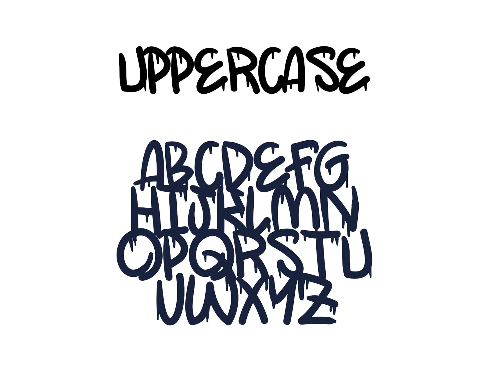 LowBack - Spray Paint Font (preview 3 of 6)