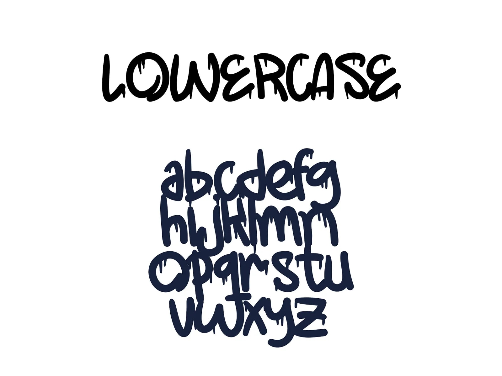 LowBack - Spray Paint Font (preview 2 of 6)