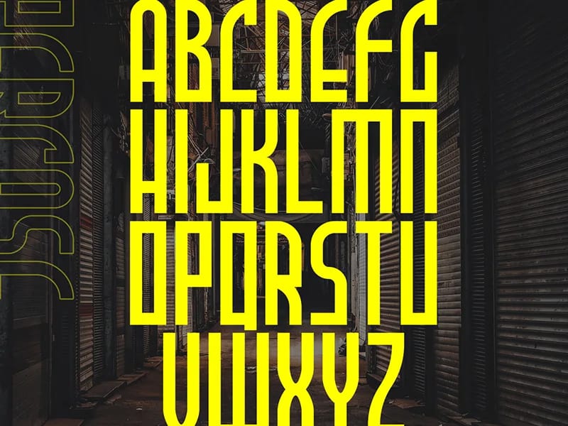 Allience - High Futurism Font (preview 3 of 6)