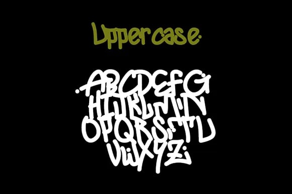 Quenn Of Street - Clean Graffiti Font (preview 3 of 6)
