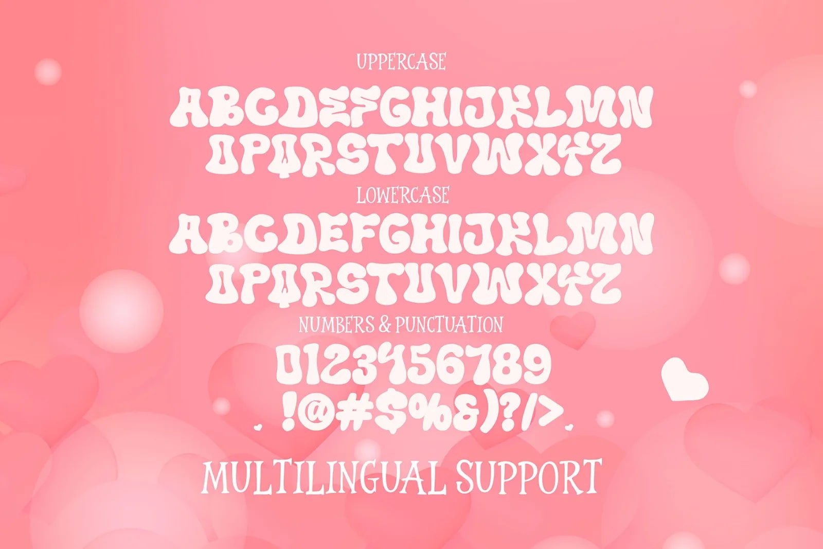 Love Glow – Cute Retro Valentine Font (preview 2 of 6)