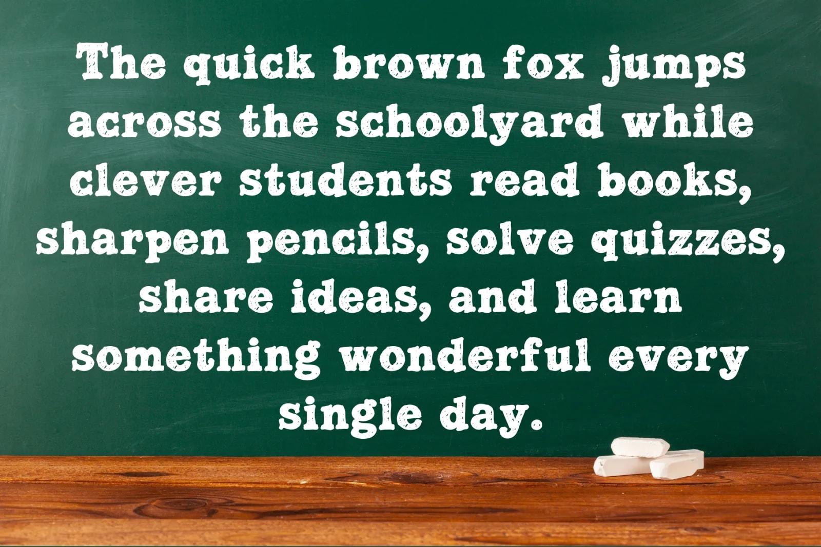 Morning Class – Natural Kids Handdrawn Font (preview 6 of 6)