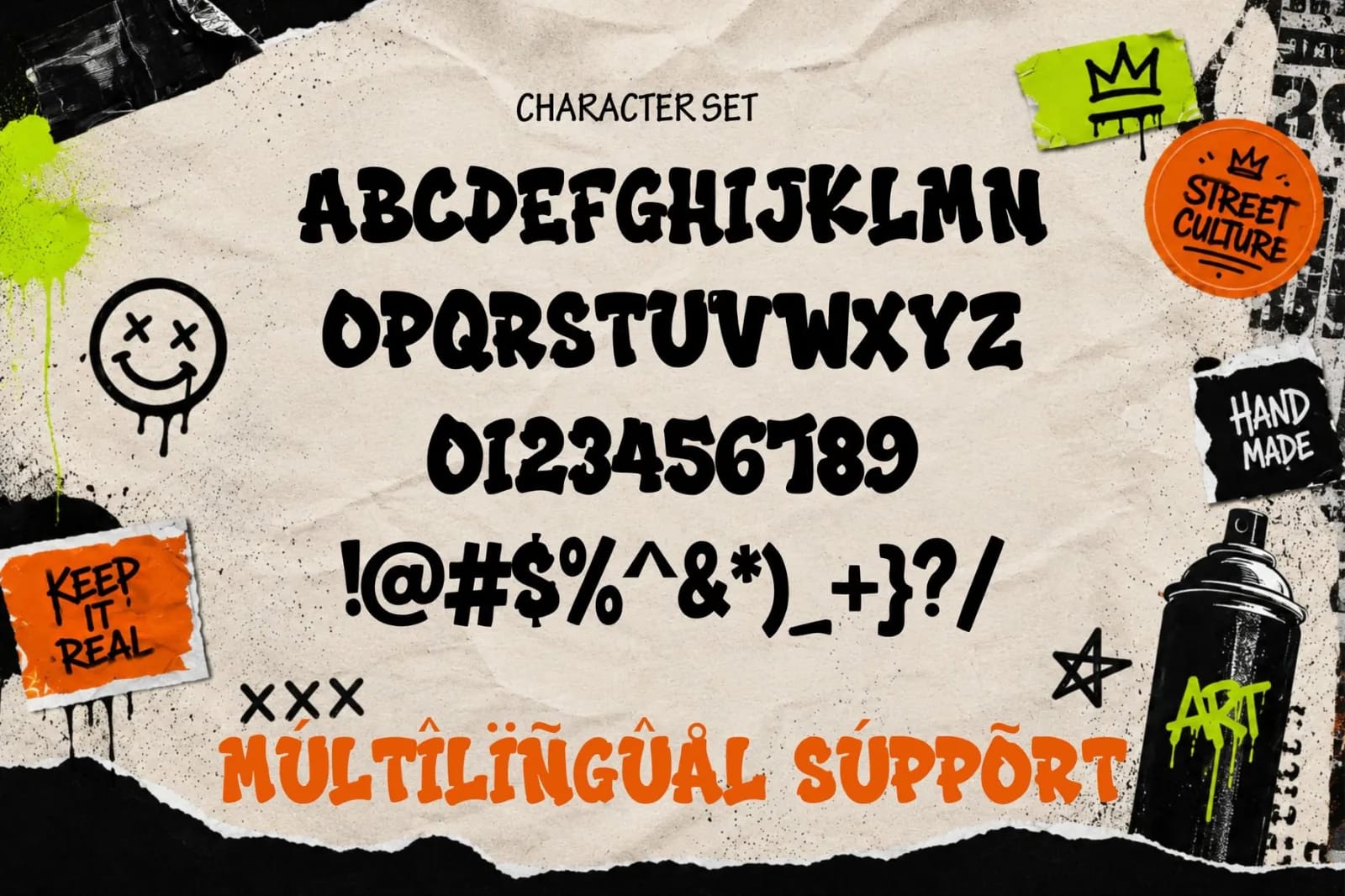 Urban Chunk – Awesome Graffiti Font (preview 2 of 6)