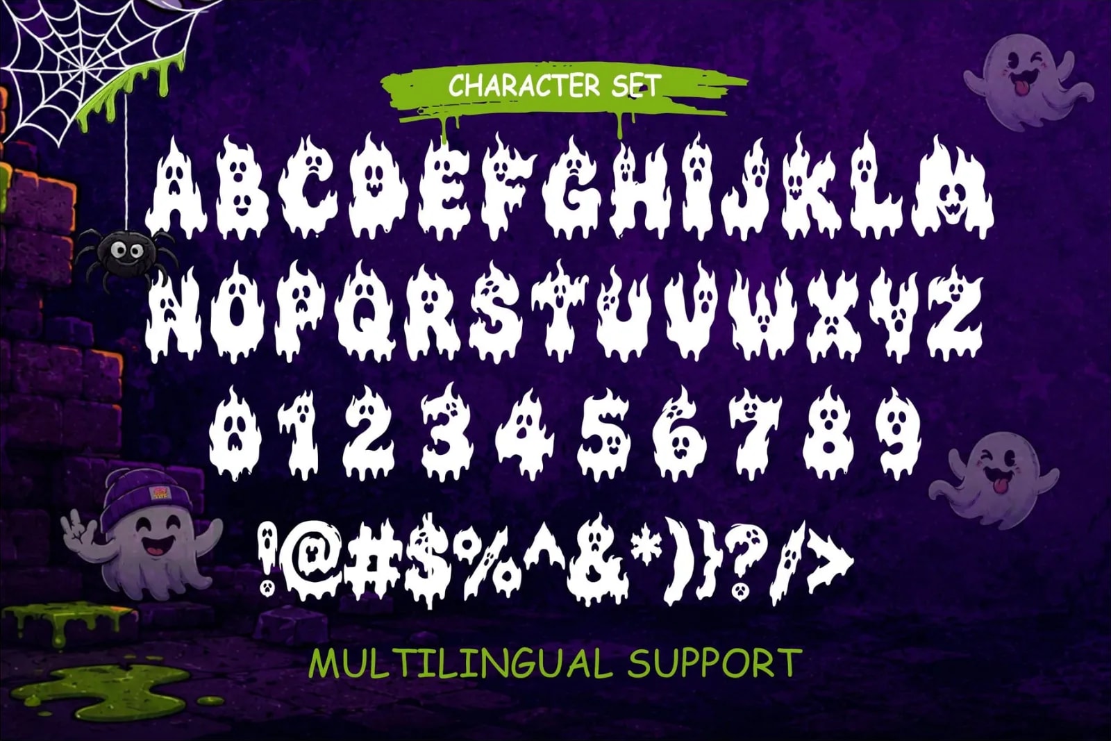 Boonie Ghost – Spooky Halloween Display Font (preview 2 of 5)