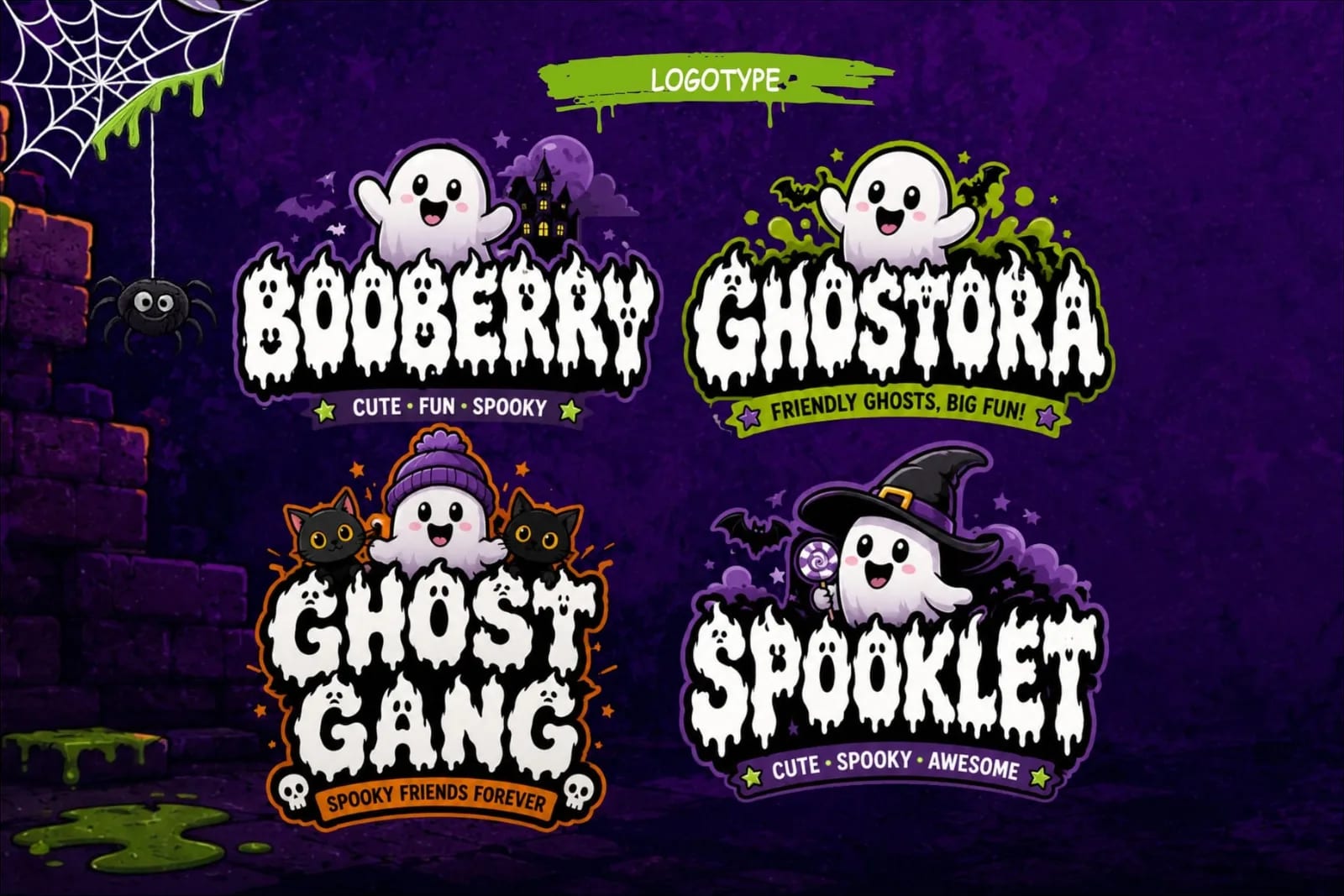 Boonie Ghost – Spooky Halloween Display Font (preview 4 of 5)