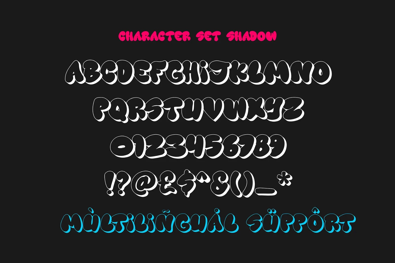 Strokid – Layered Bubble Graffiti Font (preview 4 of 6)