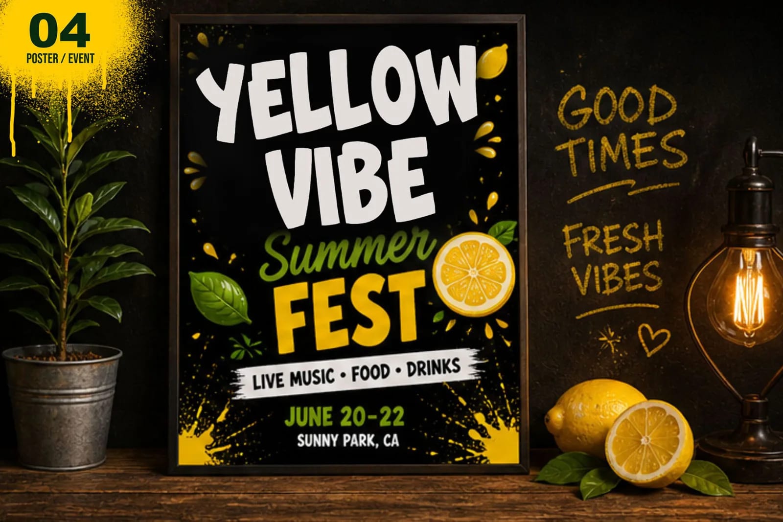 Lemon Chomp – Playful Display Font (preview 4 of 6)