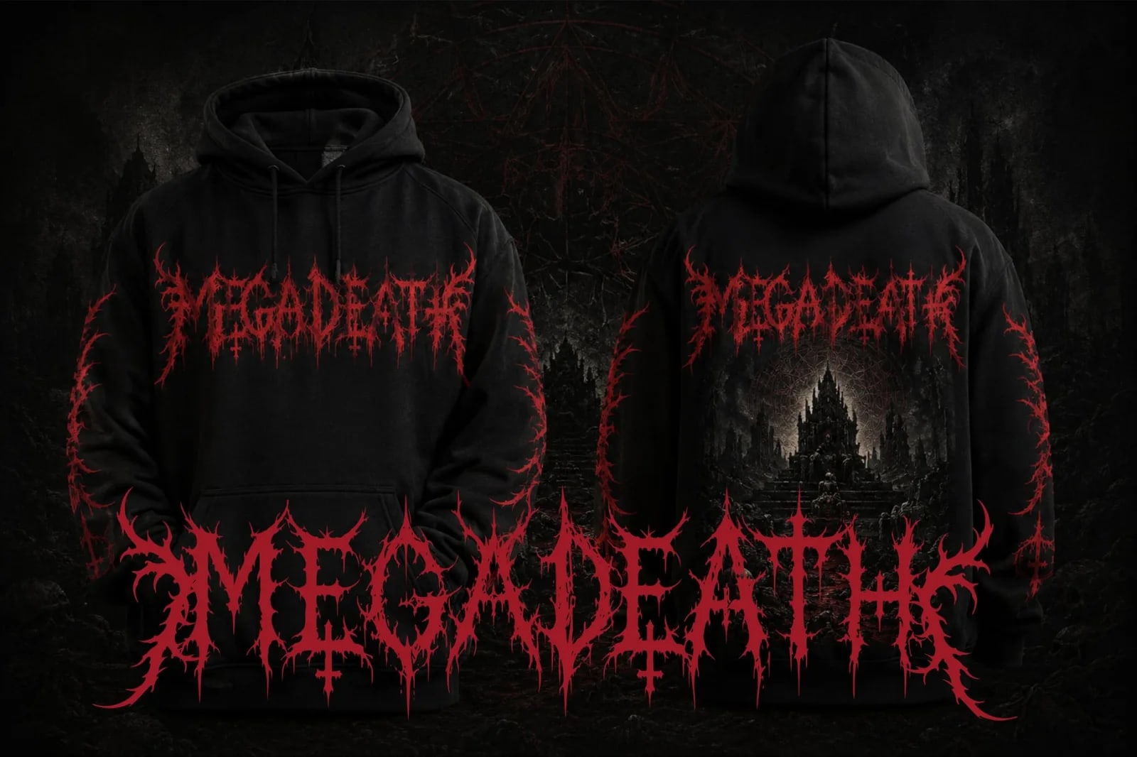 Morbid Spire – Death Metal Font | Brutal Blackletter Display Typeface (preview 5 of 6)