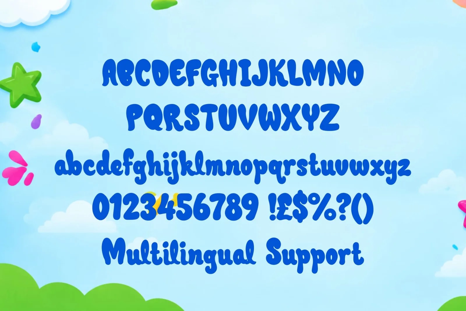 Jellobop – Playful Display Font (preview 2 of 6)