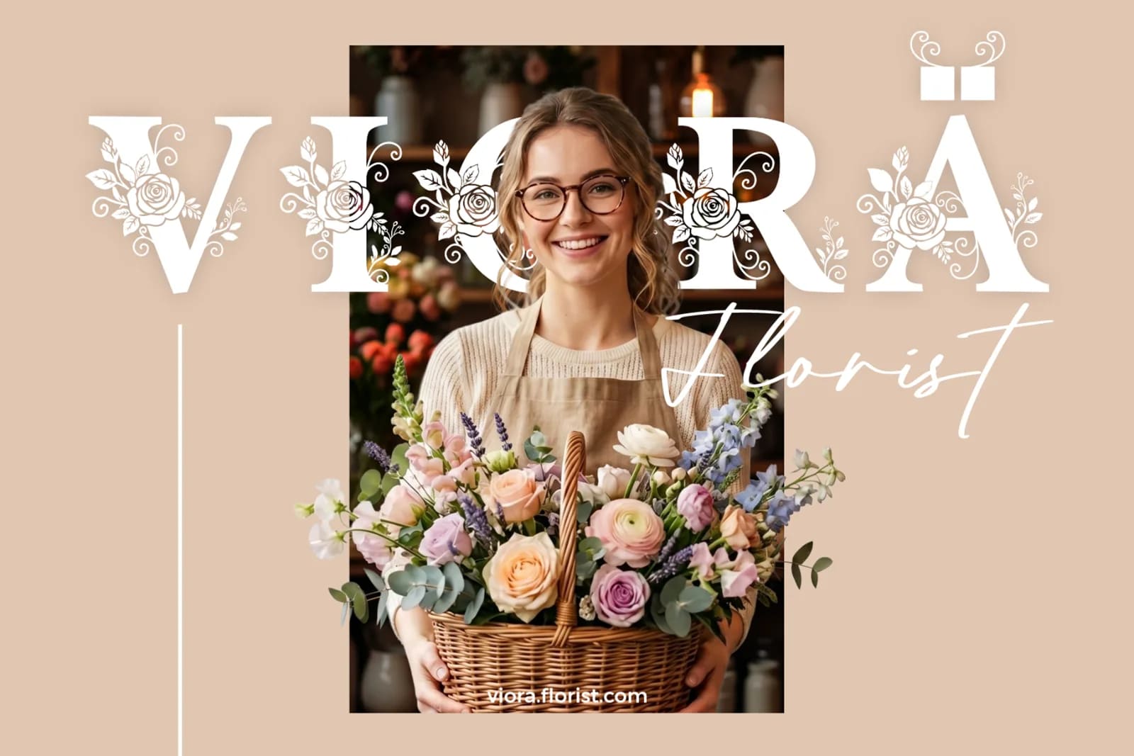 Lunéa – Floral Monogram Font (preview 2 of 6)