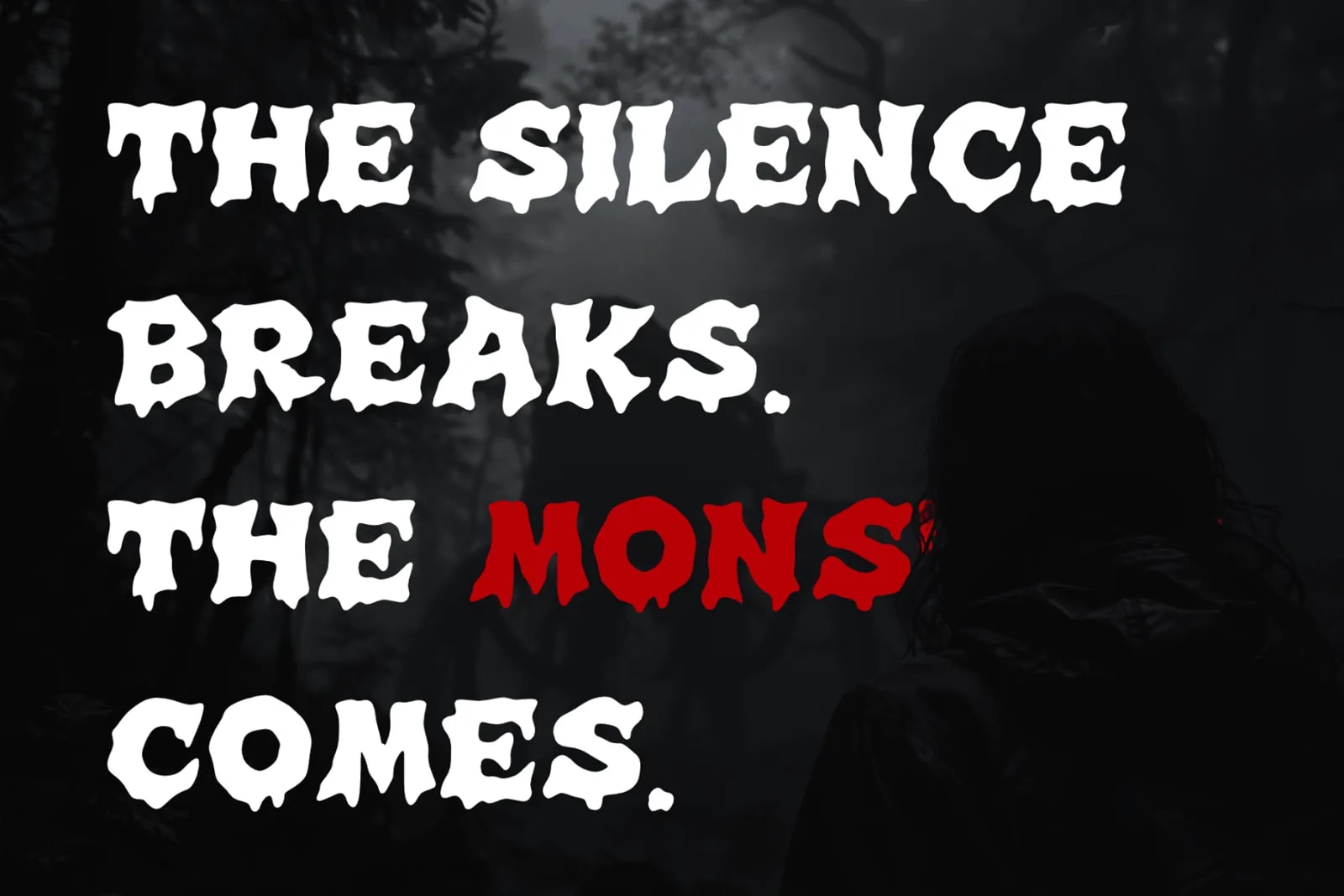 Dravn – Horror Halloween Font (preview 2 of 6)