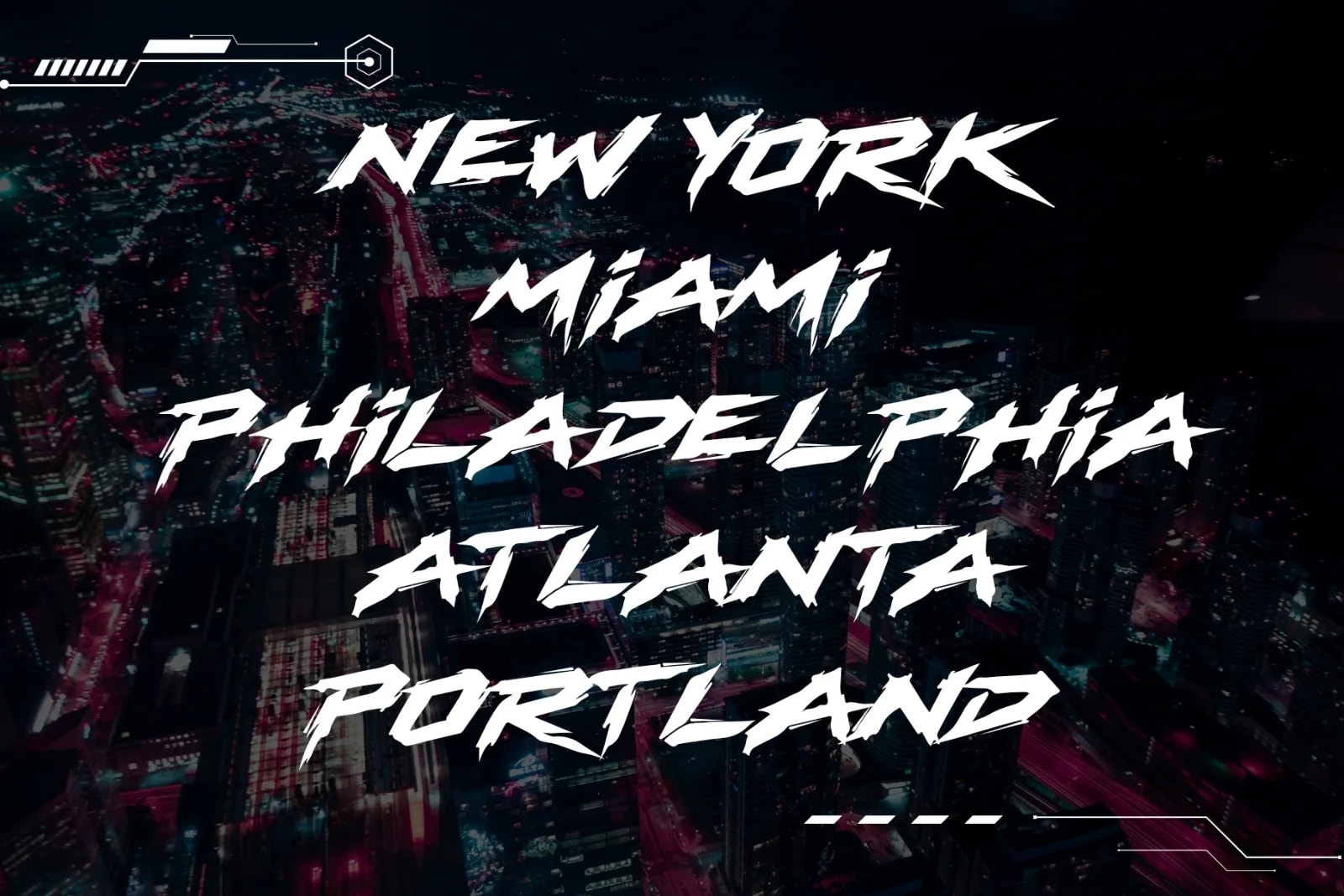 Roguepunk – Cyberpunk Graffiti Font (preview 4 of 6)