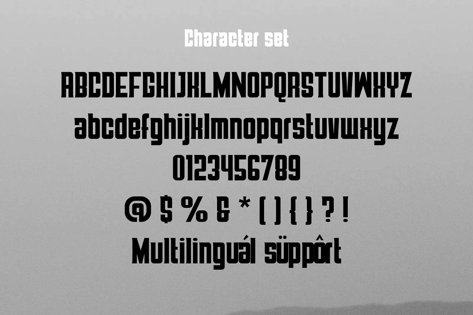 The Horison – Modern Bold Display Font (preview 2 of 6)