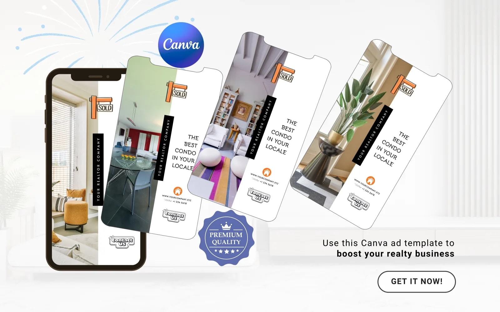 Just Sold Luxury Real Estate Instagram Reel Ad - Canva Video Template (preview 5 of 6)