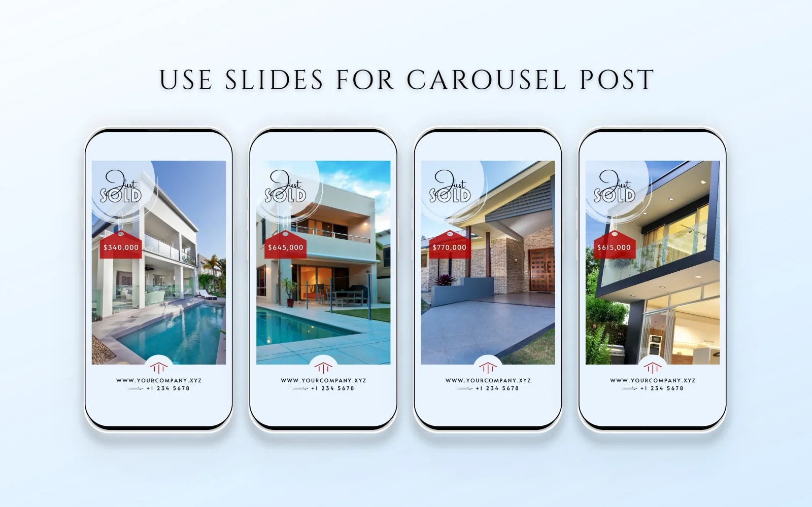 Just Sold MP4 Story Template Canva - Bright Minimalist (preview 3 of 6)