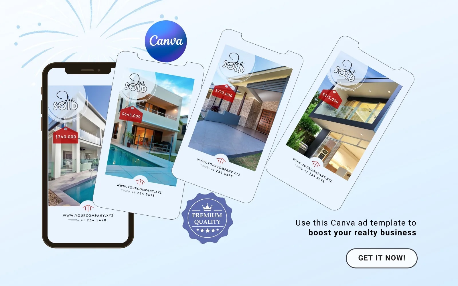 Just Sold MP4 Story Template Canva - Bright Minimalist (preview 5 of 6)