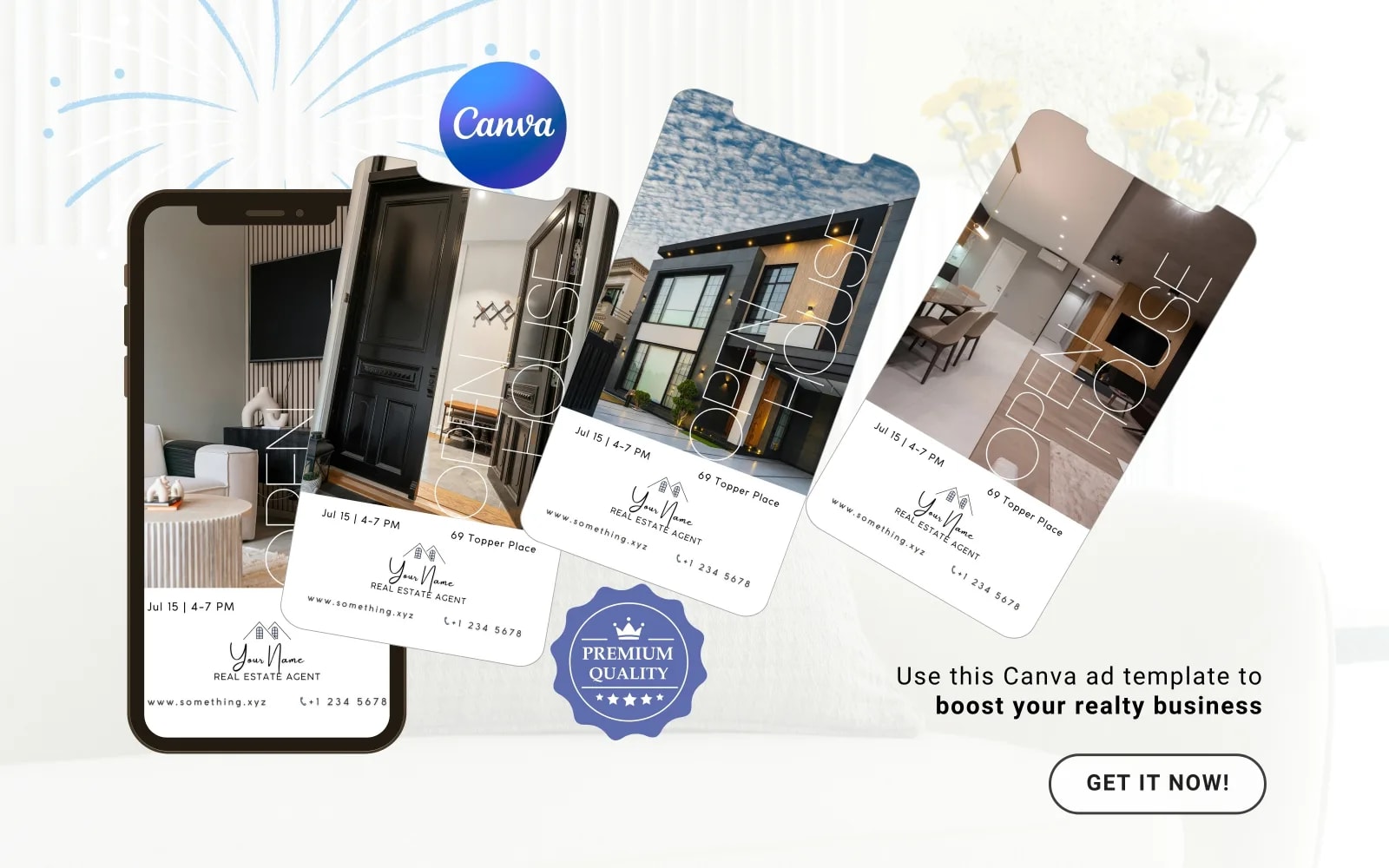 Real Estate Open House Video Ad Template - Canva Editable (preview 5 of 6)