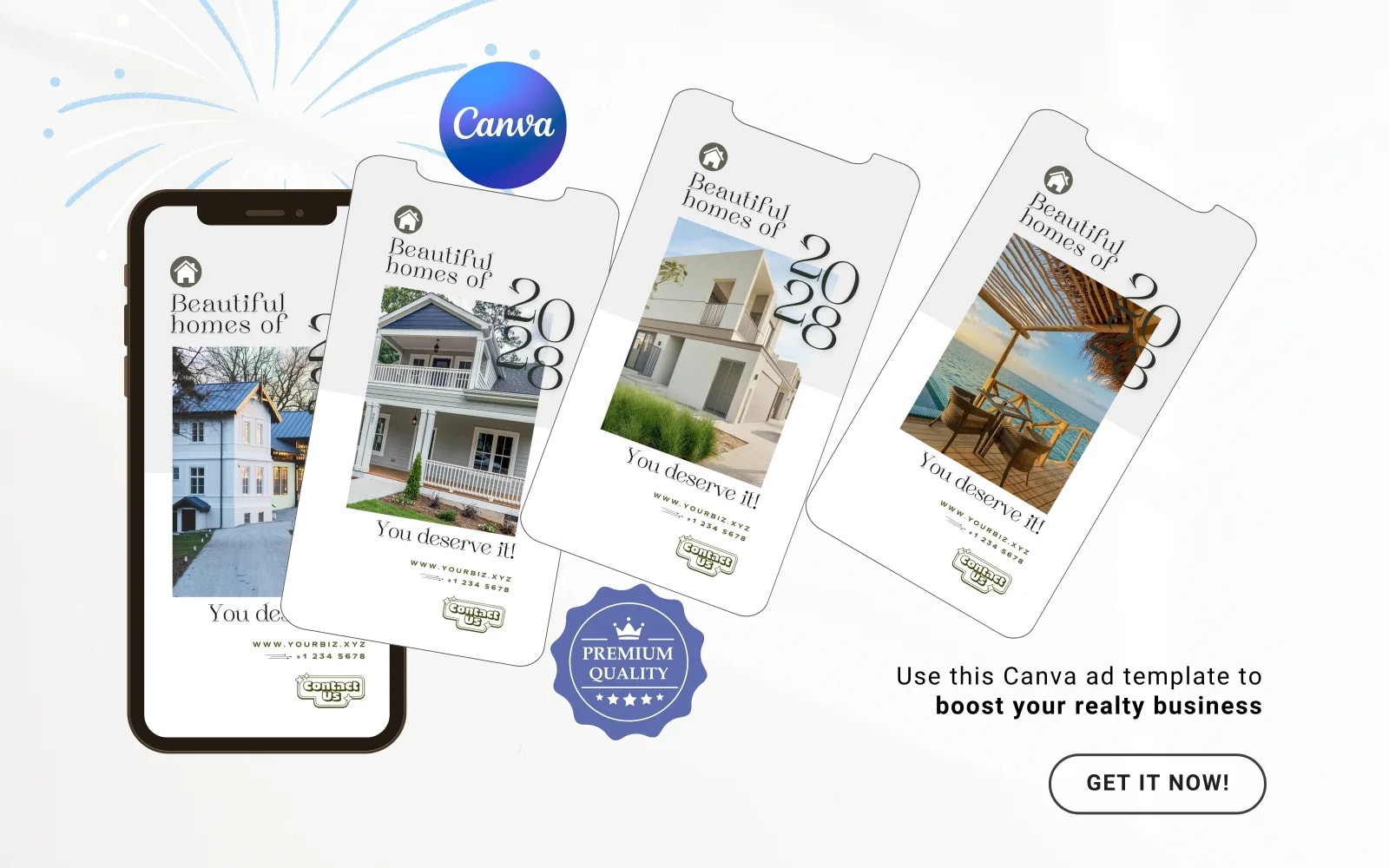 Real Estate Multi-Item Canva Video Reels Template - Elegantly Animated (preview 5 of 6)