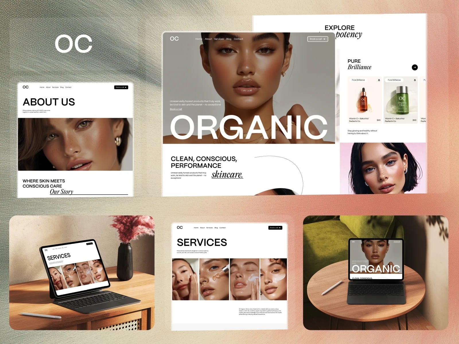 Organic Care Framer Template (preview 4 of 4)