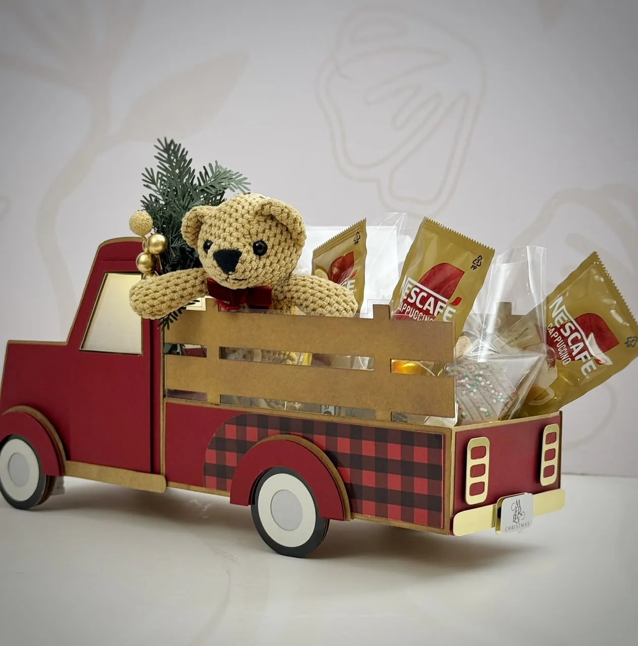 3D Christmas Truck Gift Box SVG (preview 5 of 6)