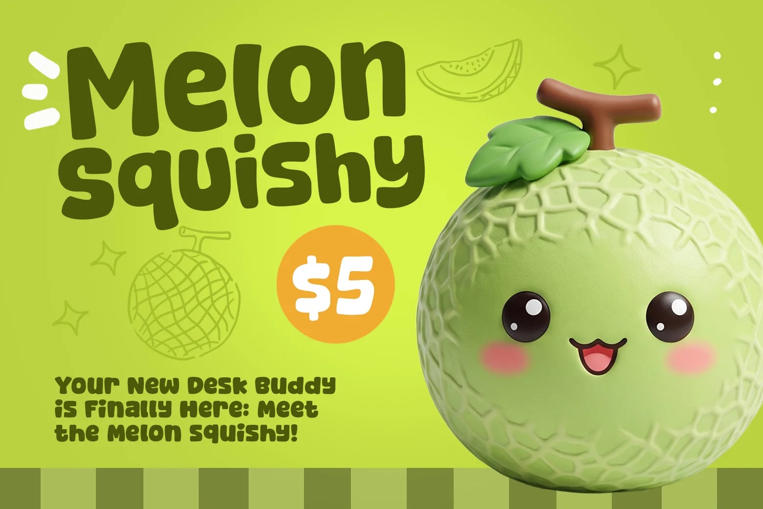 Melon Squishy - A Fun & Cozy Font (preview 2 of 6)