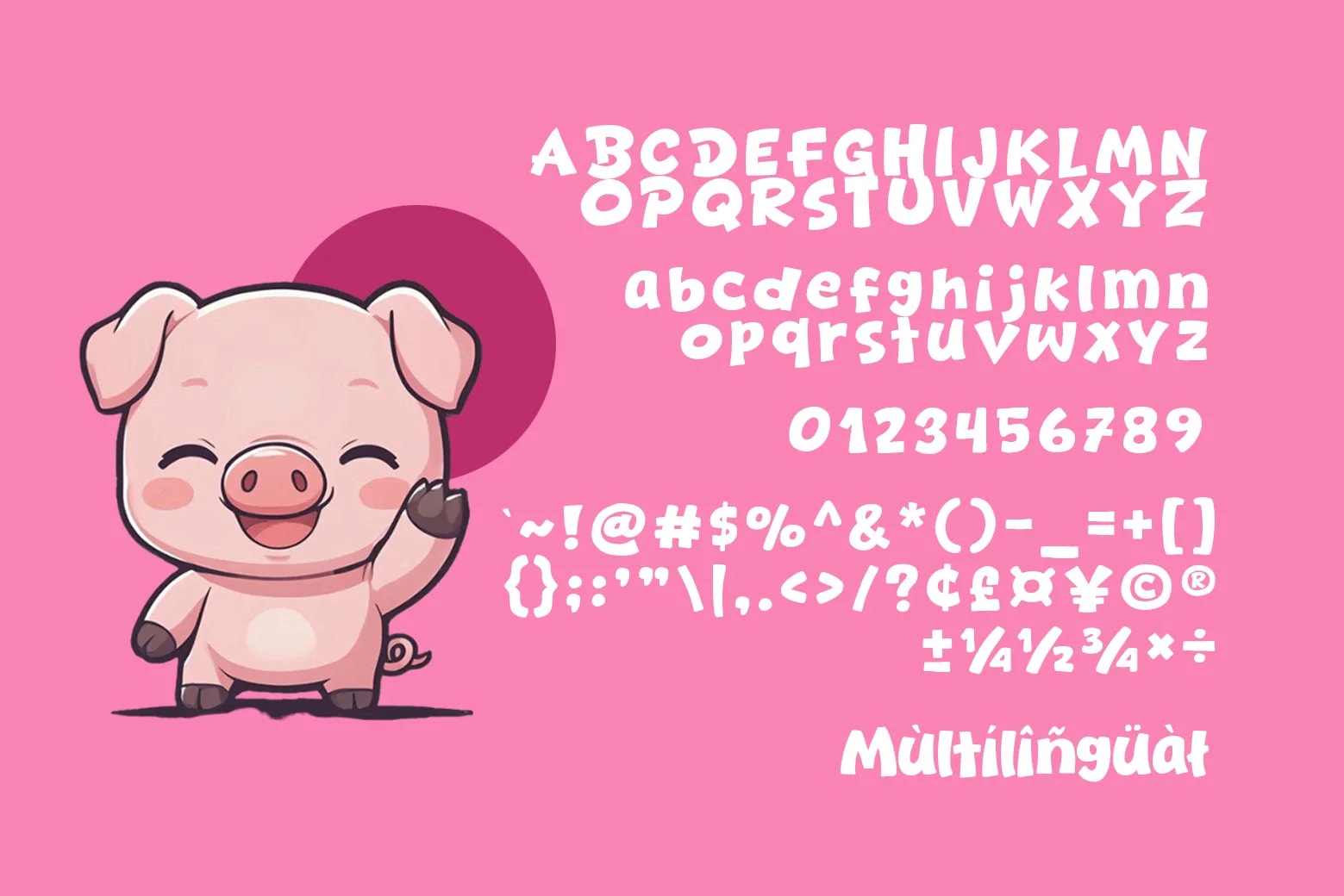 Porky Bold - Cozy & Display Font (preview 6 of 6)
