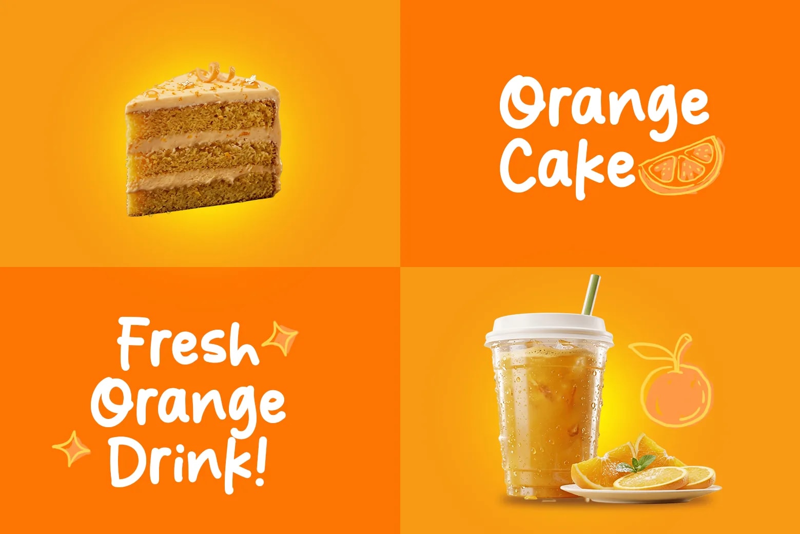 Orange Squishy - A Fun & Cozy Font (preview 5 of 6)
