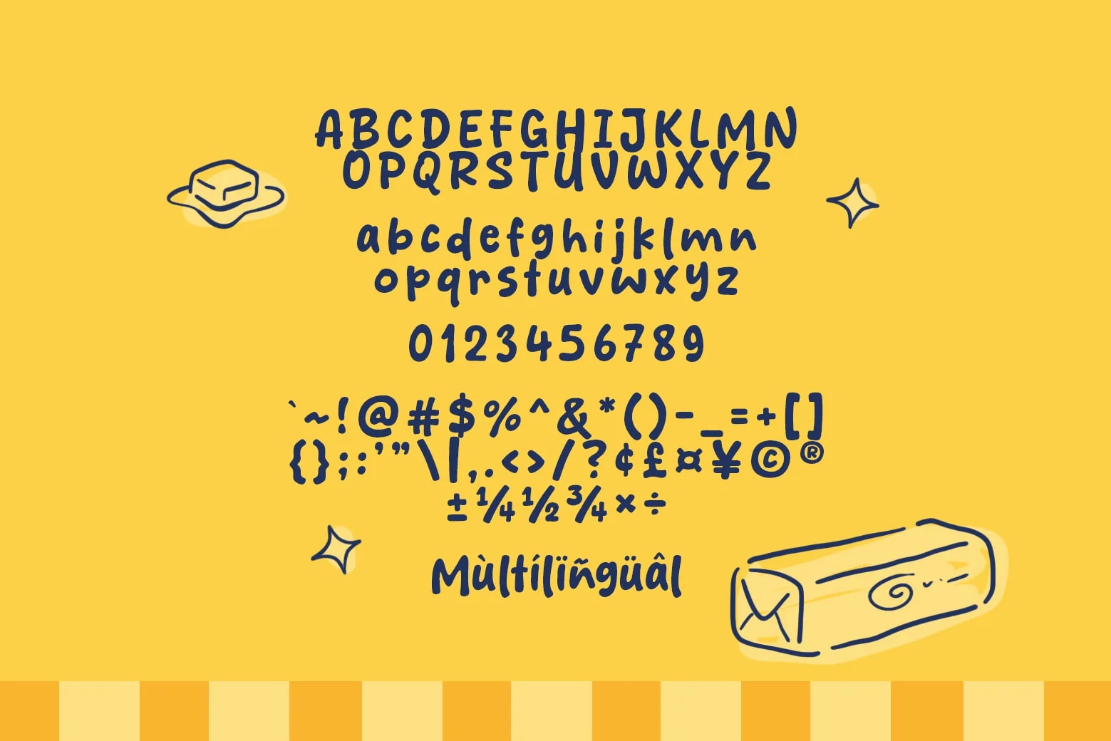 Butter Squishy - A Fun & Cozy Font (preview 6 of 6)