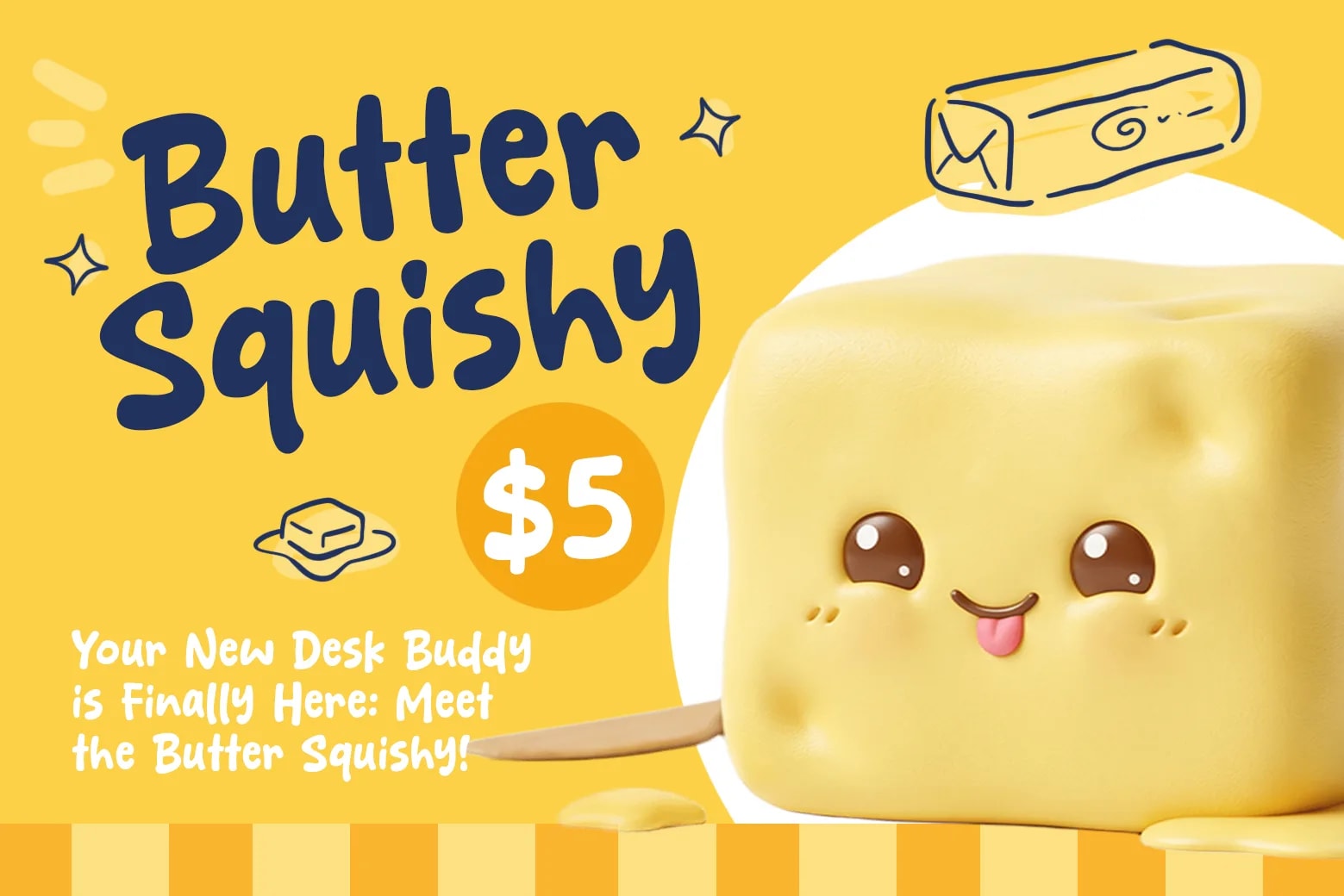 Butter Squishy - A Fun & Cozy Font (preview 2 of 6)