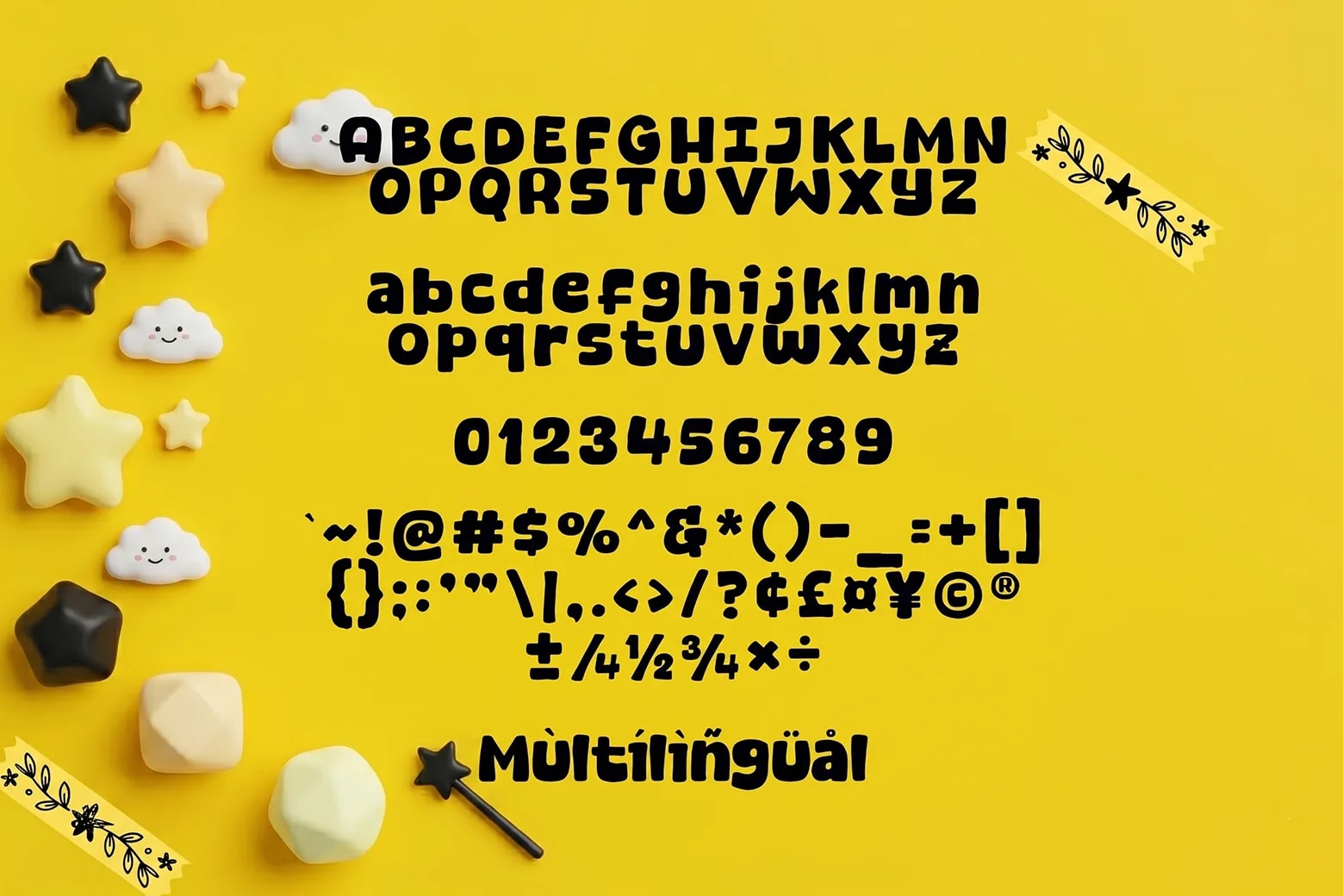 Magic Yellow - Cozy & Display Font (preview 6 of 6)