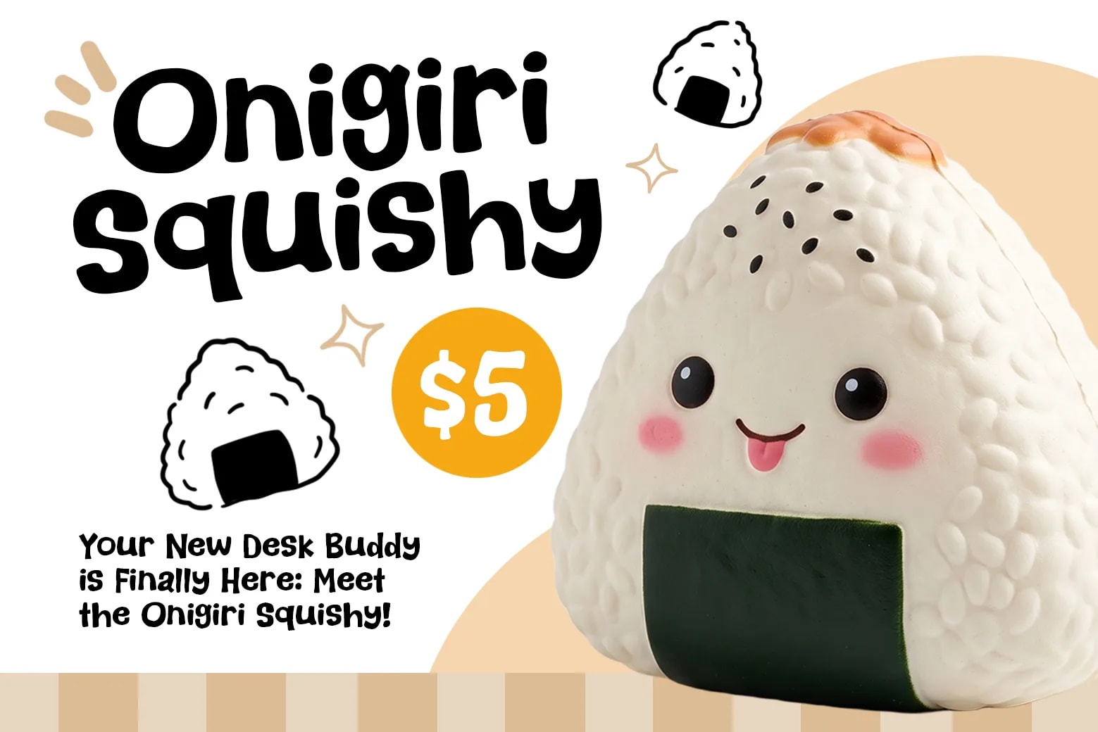 Onigiri Squishy - A Fun & Cozy Font (preview 2 of 6)
