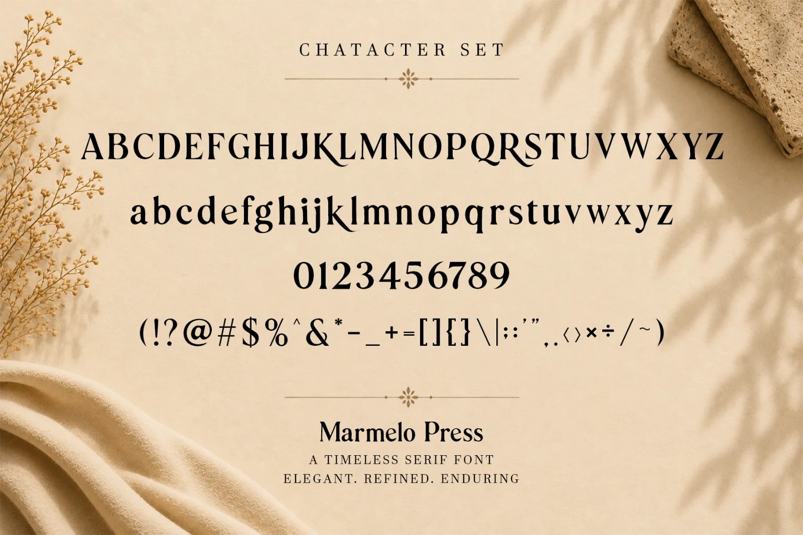 Marmelo Press – Timeless Elegant Serif Font (preview 4 of 5)