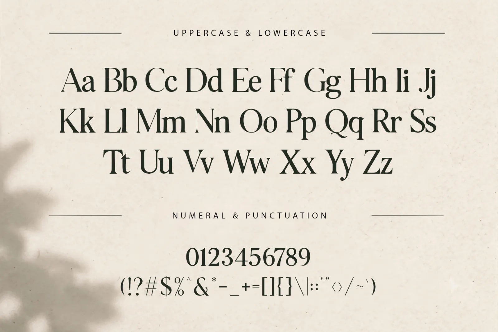 Luma Botanica – Modern Botanical Serif Font (preview 4 of 5)